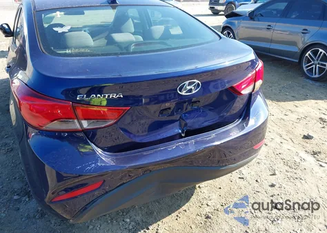 2014 Hyundai Elantra Se from USA, damaged, VIN 5NPDH4AE0EH497377